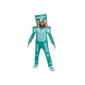 Minecraft Steve Diamond jelmez 3-4 év Minecraft Steve Diamond jelmez 3-4 év