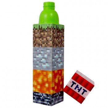 Minecraft TNT műanyag kulacs, sportpalack 650 ml Minecraft TNT műanyag kulacs, sportpalack 650 ml