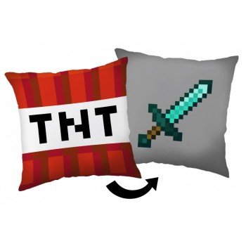 Minecraft TNT Sword párna, díszpárna 40*40 cm Minecraft TNT Sword párna, díszpárna 40*40 cm
