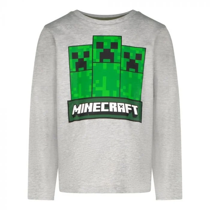 Minecraft gyerek hosszú ujjú póló, felső 12 év Minecraft gyerek hosszú ujjú póló, felső 12 év