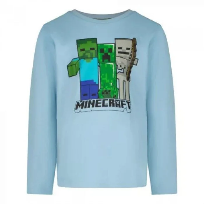 Minecraft gyerek hosszú ujjú póló, felső 6 év Minecraft gyerek hosszú ujjú póló, felső 6 év