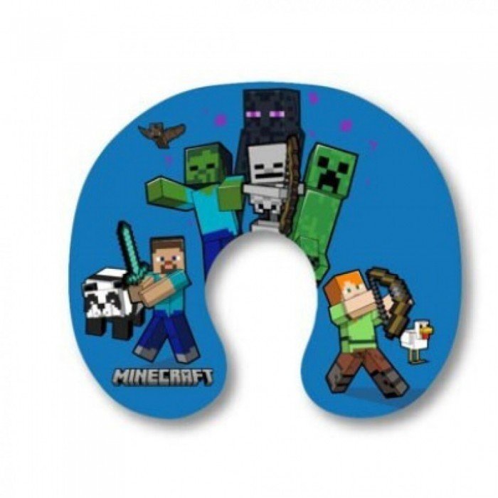 Minecraft utazópárna, nyakpárna Minecraft utazópárna, nyakpárna