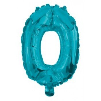 Mini 0-ás Blue szám Fólia lufi 32 cm Mini 0-ás Blue szám Fólia lufi 32 cm