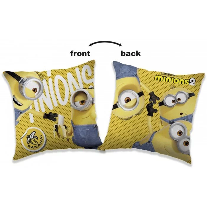 Minyonok Banana párna, díszpárna 40*40 cm