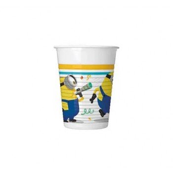 Minions The Rise of Gru, Minyonok műanyag pohár 8 db-os 200 ml Minions The Rise of Gru, Minyonok műanyag pohár 8 db-os 200 ml