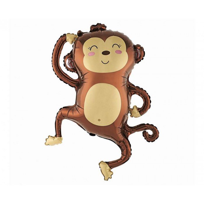 Monkey, Majom fólia lufi 78 cm