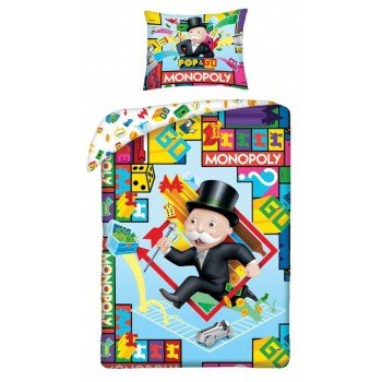 Monopoly ágyneműhuzat 140×200cm, 70×90 cm Monopoly ágyneműhuzat 140×200cm, 70×90 cm