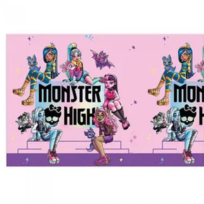 Monster High műanyag asztalterítő 120x180 cm