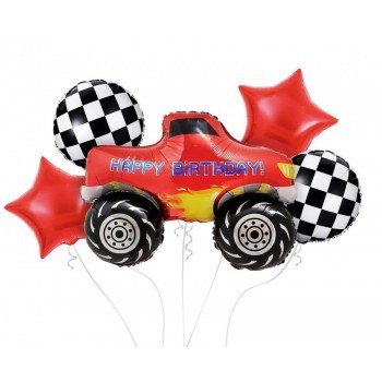 Monster Truck fólia lufi 5 db-os szett Monster Truck fólia lufi 5 db-os szett