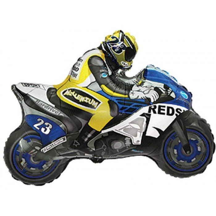 Motor Blue-Yellow, Motor fólia lufi 36 cm