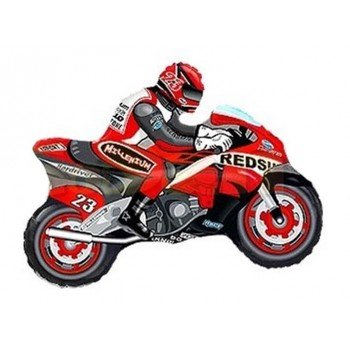 Motor Red, Motor fólia lufi 36 cm Motor Red, Motor fólia lufi 36 cm