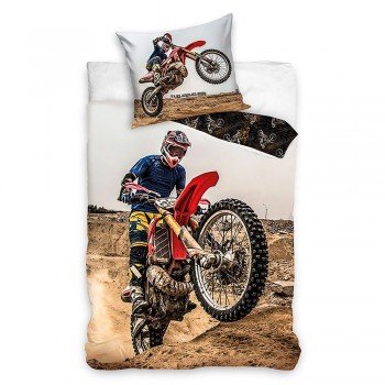 Motorkerékpár Off-road ágyneműhuzat 140×200 cm, 70×90 cm Motorkerékpár Off-road ágyneműhuzat 140×200 cm, 70×90 cm