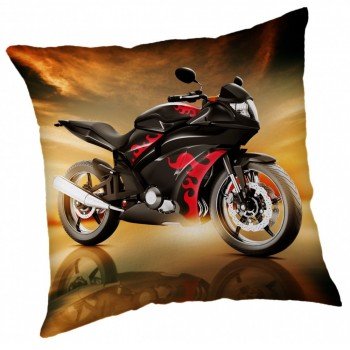 Motorkerékpár párna, díszpárna 40*40 cm Motorkerékpár párna, díszpárna 40*40 cm