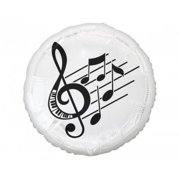 Music Notes, Zene fólia lufi 36 cm Music Notes, Zene fólia lufi 36 cm