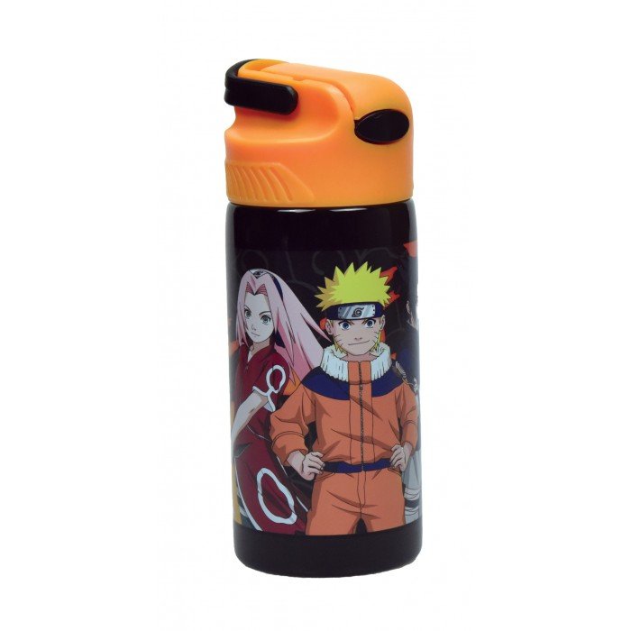 Naruto Team 7 alumínium kulacs akasztóval 500 ml