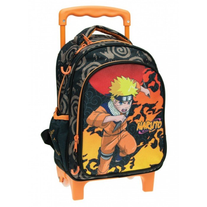 Naruto gurulós ovis hátizsák, táska 30 cm