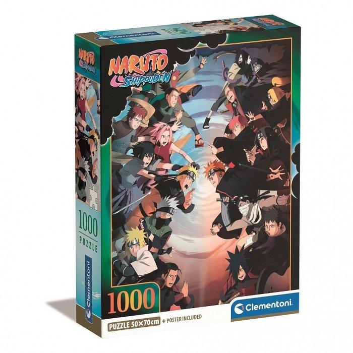 Naruto Pain's Assault 1000 db-os puzzle Clementoni