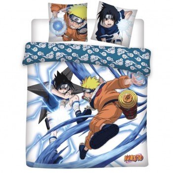 Naruto Rasengan vs Chidori dupla, kétszemélyes ágyneműhuzat 240×220cm, 65x65 cm Naruto Rasengan vs Chidori dupla, kétszemélyes ágyneműhuzat 240×220cm, 65x65 cm