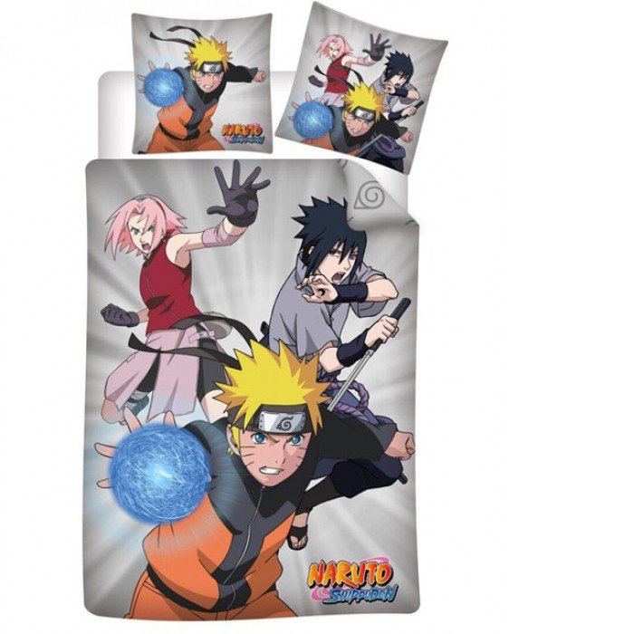 Naruto ágyneműhuzat 140×200cm, 63×63 cm microfibre