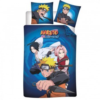 Naruto Team 7's Power ágyneműhuzat 140×200cm, 65×65 cm Naruto Team 7's Power ágyneműhuzat 140×200cm, 65×65 cm