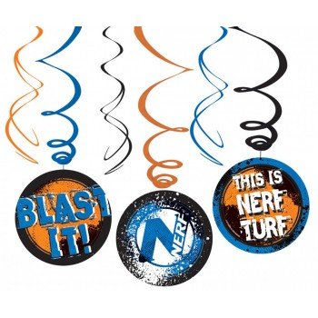 Nerf Szalag dekoráció 6 db-os szett