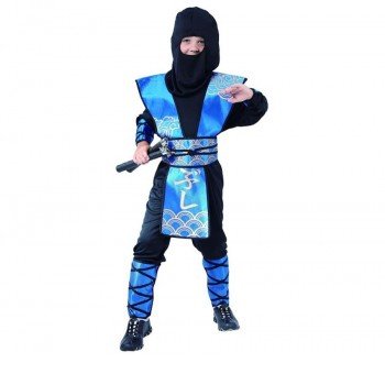 Blue Ninja, Nindzsa jelmez 120/130 cm Blue Ninja, Nindzsa jelmez 120/130 cm