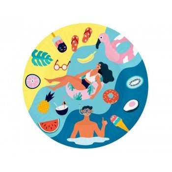 Let's Party Beach papírtányér 6 db-os 18 cm Let's Party Beach papírtányér 6 db-os 18 cm