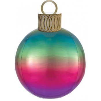 Ombre Rainbow fólia lufi papír dísszel 50 cm Ombre Rainbow fólia lufi papír dísszel 50 cm