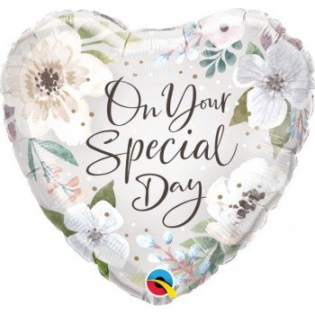 On Your Special Day, Esküvő fólia lufi 46 cm On Your Special Day, Esküvő fólia lufi 46 cm