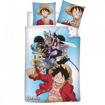 One Piece Pirate Rush ágyneműhuzat 140×200cm, 63×63 cm microfibre One Piece Pirate Rush ágyneműhuzat 140×200cm, 63×63 cm microfibre