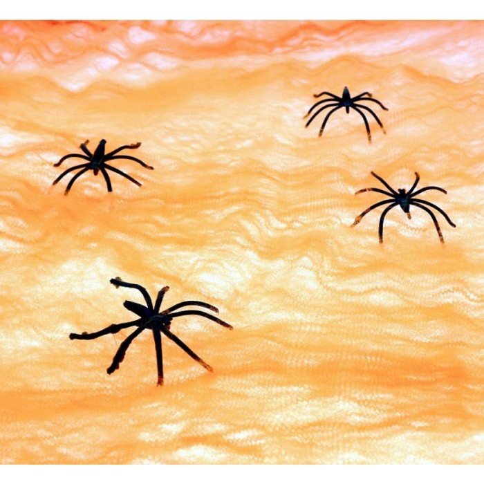 Spider Web Orange, Pókháló pókokkal