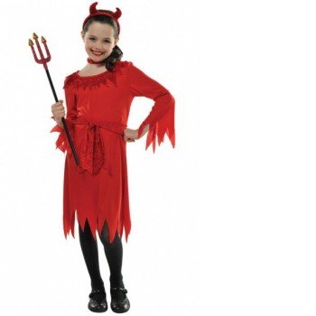 Ördöglány jelmez 8-10 év Ördöglány jelmez 8-10 év