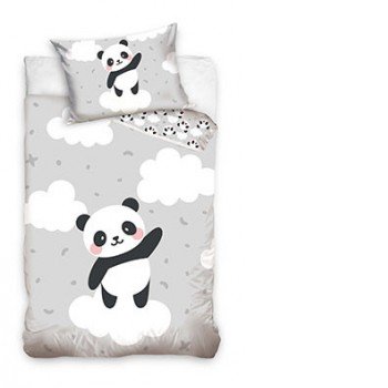 Panda Cloud gyerek ágyneműhuzat 100x135 cm, 40x60 cm Panda Cloud gyerek ágyneműhuzat 100x135 cm, 40x60 cm