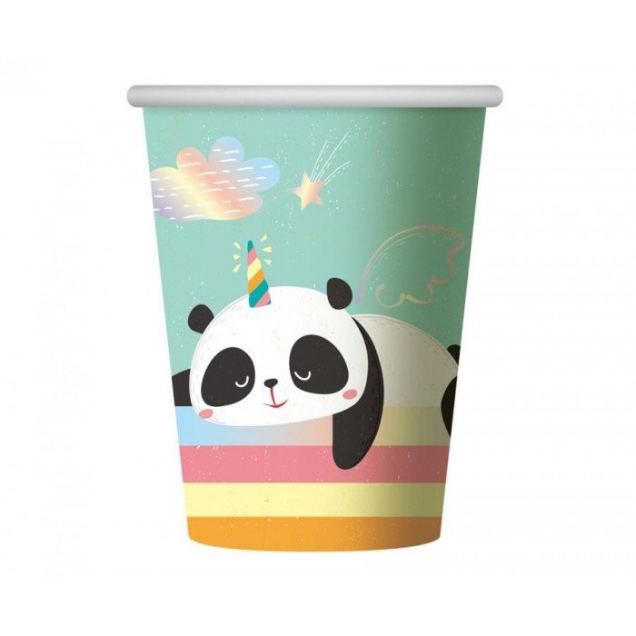 Dreamy Panda papír pohár 6 db-os 266 ml