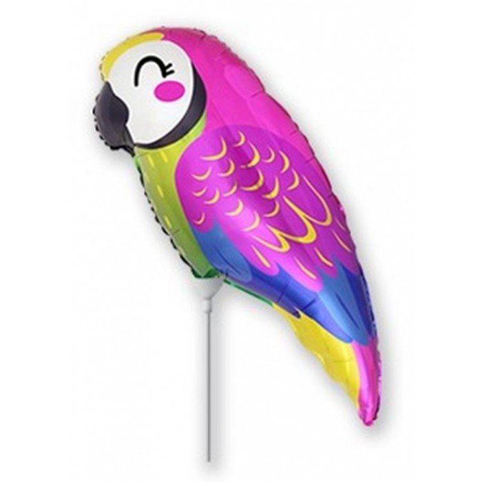 Parrot, Papagáj fólia lufi 36 cm