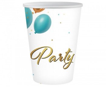 Party Balloon papír pohár 6 db-os 250 ml Party Balloon papír pohár 6 db-os 250 ml