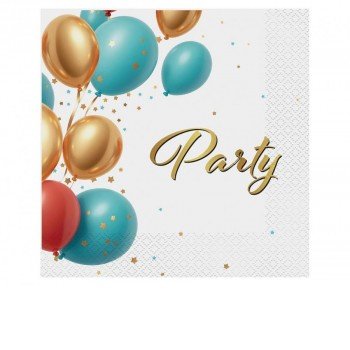 Party Balloon szalvéta 20 db-os 33x33 cm Party Balloon szalvéta 20 db-os 33x33 cm