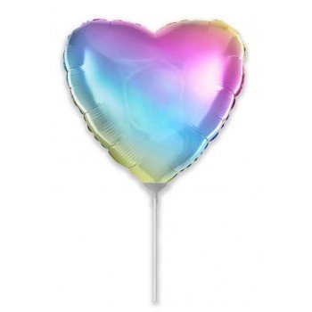 Pastel Heart, Szív fólia lufi 22 cm (WP) Pastel Heart, Szív fólia lufi 22 cm (WP)