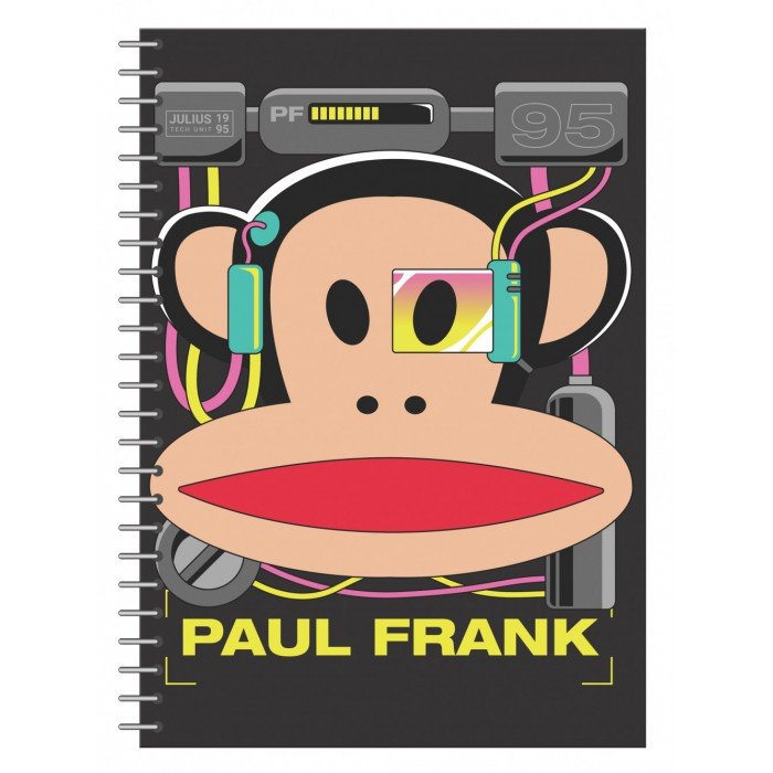 Paul Frank A/4 spirál vonalas füzet 70 lapos