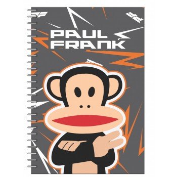 Paul Frank B/5 spirál vonalas füzet 70 lapos