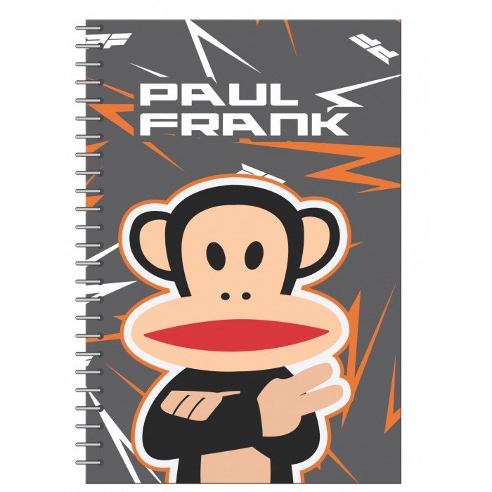 Paul Frank B/5 spirál vonalas füzet 70 lapos