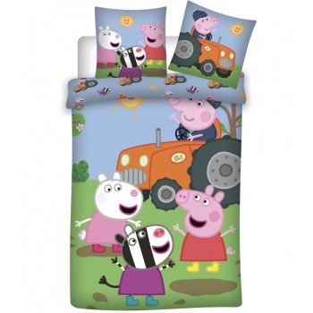 Peppa malac ágyneműhuzat 140×200cm, 70×90 cm Peppa malac ágyneműhuzat 140×200cm, 70×90 cm