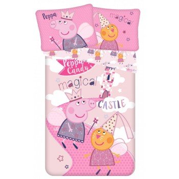 Peppa malac ágyneműhuzat 140×200cm, 70×90 cm Peppa malac ágyneműhuzat 140×200cm, 70×90 cm