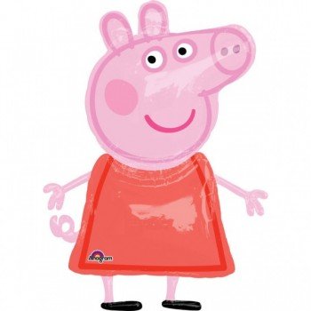 Peppa malac AirWalker, sétáló fólia lufi 121 cm Peppa malac AirWalker, sétáló fólia lufi 121 cm