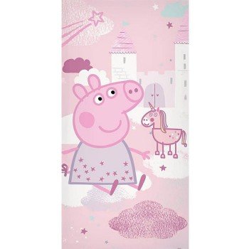 Peppa malac Dreamland fürdőlepedő, strand törölköző 70x140cm Peppa malac Dreamland fürdőlepedő, strand törölköző 70x140cm