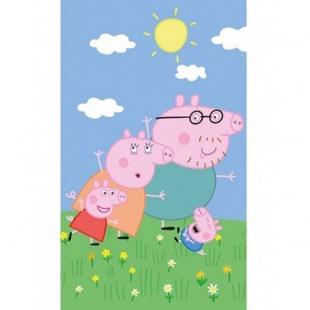 Peppa malac Family kéztörlő, arctörlő, törölköző 30x50 cm Peppa malac Family kéztörlő, arctörlő, törölköző 30x50 cm