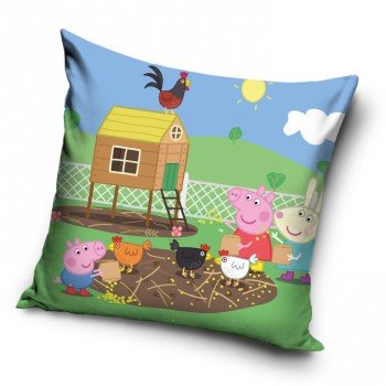 Peppa malac Farm párnahuzat 40x40 cm Peppa malac Farm párnahuzat 40x40 cm