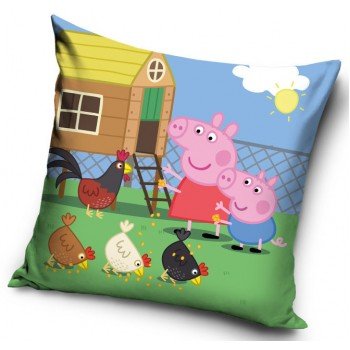 Peppa malac Feed párnahuzat 40x40 cm Peppa malac Feed párnahuzat 40x40 cm