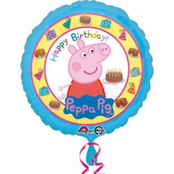 Peppa malac fólia lufi 43 cm