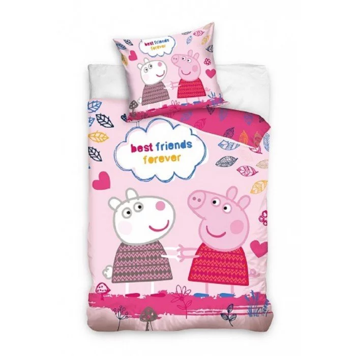 Peppa malac Forever ágyneműhuzat 140×200cm, 70x90 cm Peppa malac Forever ágyneműhuzat 140×200cm, 70x90 cm